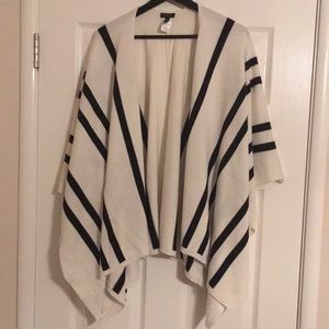 Talbots sweater shawl